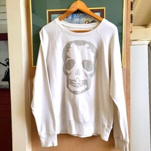 Zadig & Voltaire  White Skull Print Sweater